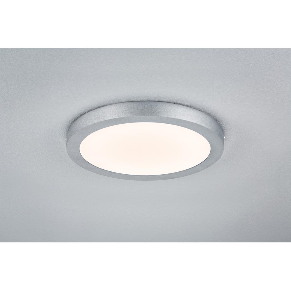 S.Luce Deckenleuchte Lunar LED Panel Ø 30cm 17,2W Alu