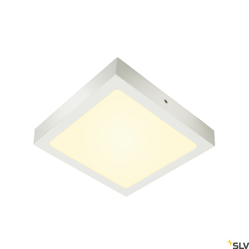 S.Luce Senser 24 LED Deckenlampe 3000K Eckig Weiß