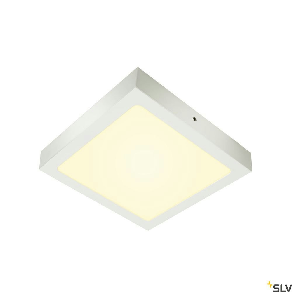 SLV Senser 24 LED Deckenlampe 3000K Eckig Weiß 1