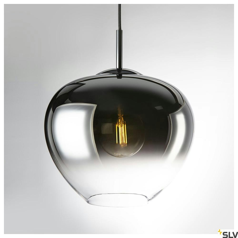 SLV Pantilo Convex pendant light chrome thumbnail 3