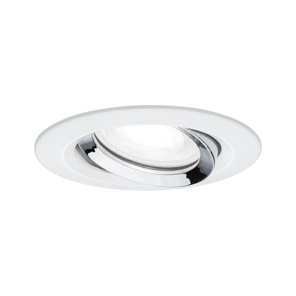 S.Luce LED Einbaustrahler Nova Plus IP65 4000K 230V Weiß, Chrom