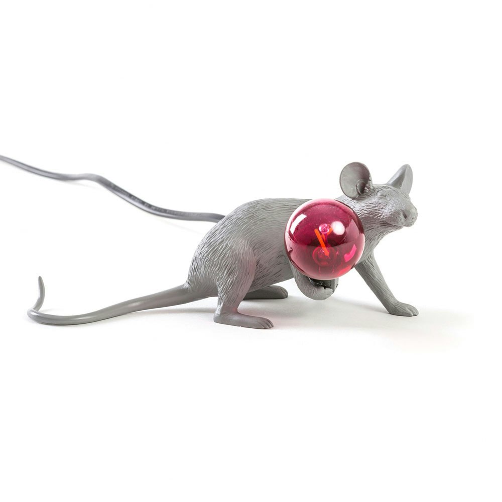 Seletti Mouse Lop LED Tischlampe liegend USB thumbnail 3