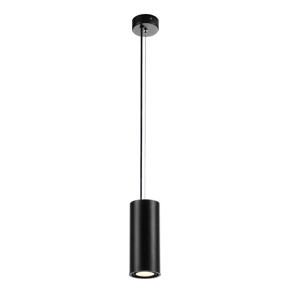 S.Luce SLV Supros 78 Pendelleuchte rund Schwarz 3000K 60° Linse