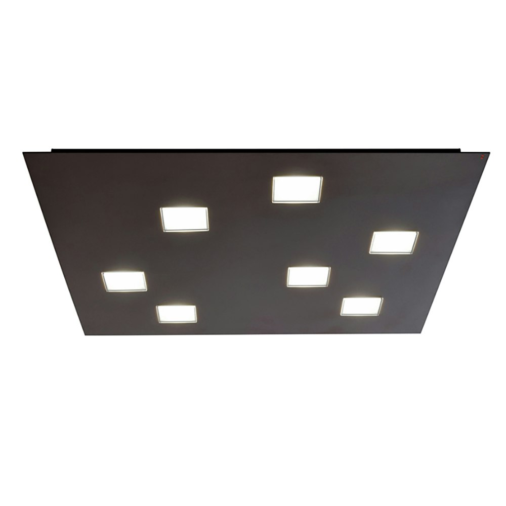 Fabbian Quarter LED-Deckenleuchte quadratisch 7-flammig 2