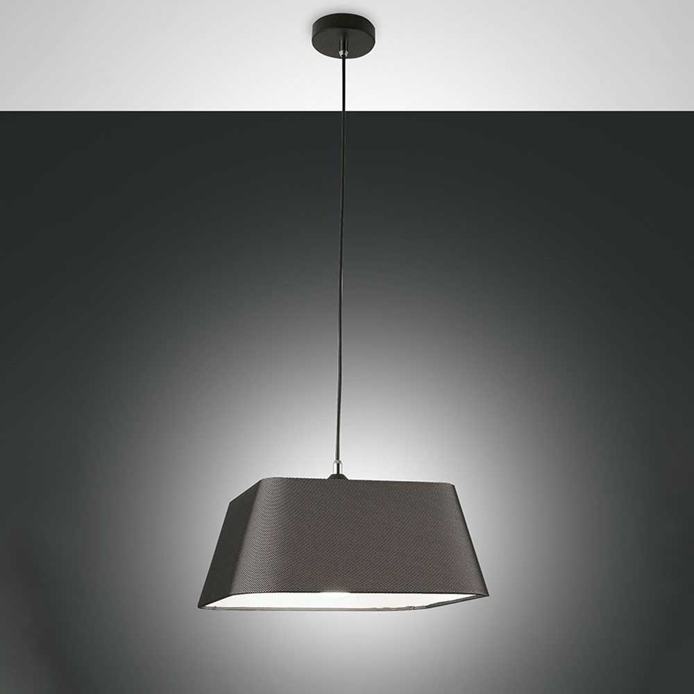 S.Luce Fabas Luce Pendelleuchte Allegra in schwarz