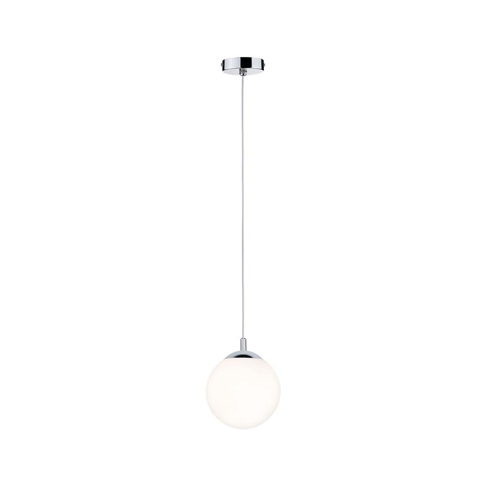 S.Luce Globe Pendelleuchte IP44 max 20W E27 Satin Chrom