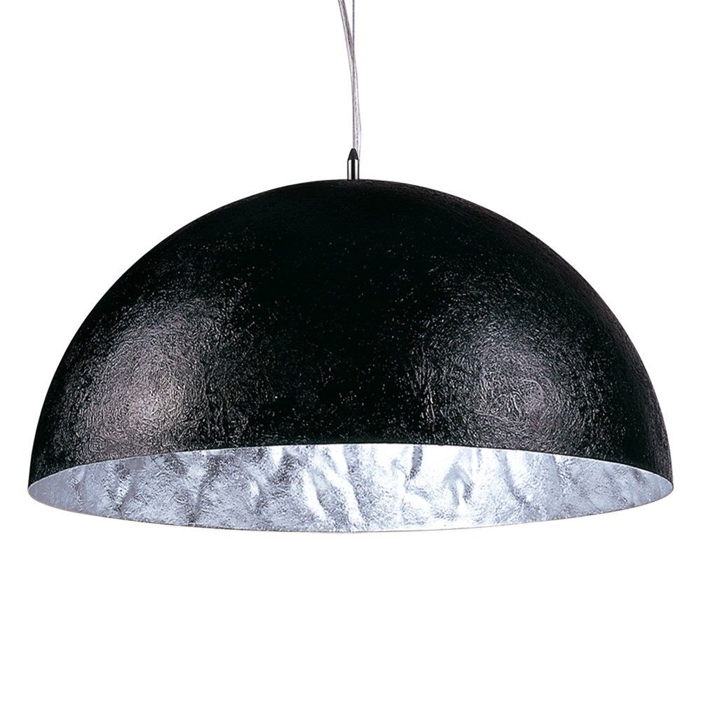 S.Luce s.luce Blister Pendelleuchte 70cm Schwarz, Silberfarben