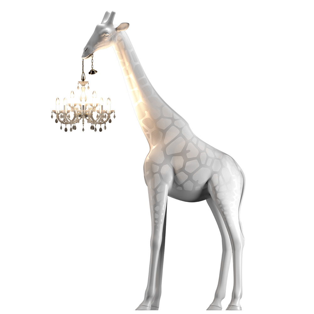 S.Luce Qeeboo Giraffe in Love M Stehleuchte 265cm