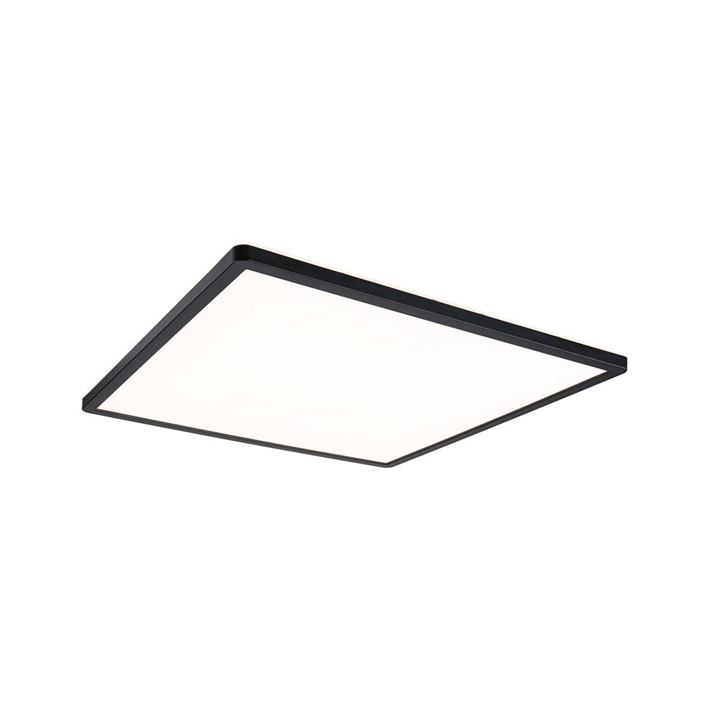 S.Luce LED Panel Atria Shine Quadratisch Schwarz mit Stufen-Dimmer