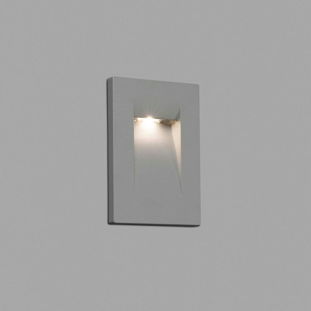 LED Wand-Außeneinbauleuchte HORUS-2 3000K IP65 Grau thumbnail 1