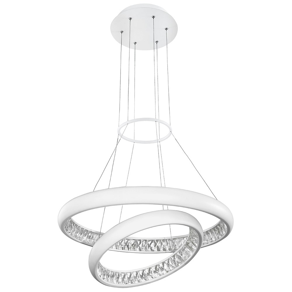Nova Luce Lumi LED Lampe à suspendre Ø 60cm blanc thumbnail 3