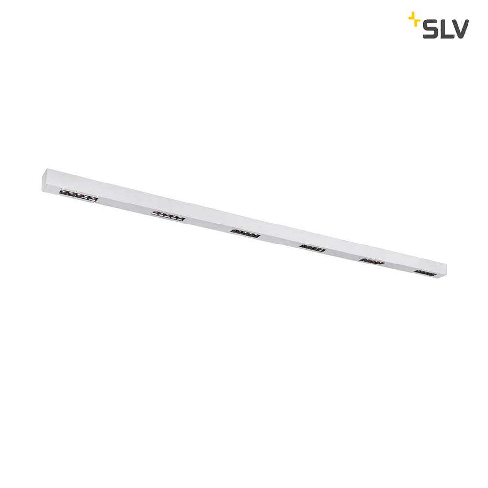 S.Luce SLV Q-Line LED Deckenaufbauleuchte 2m Silber 3000K