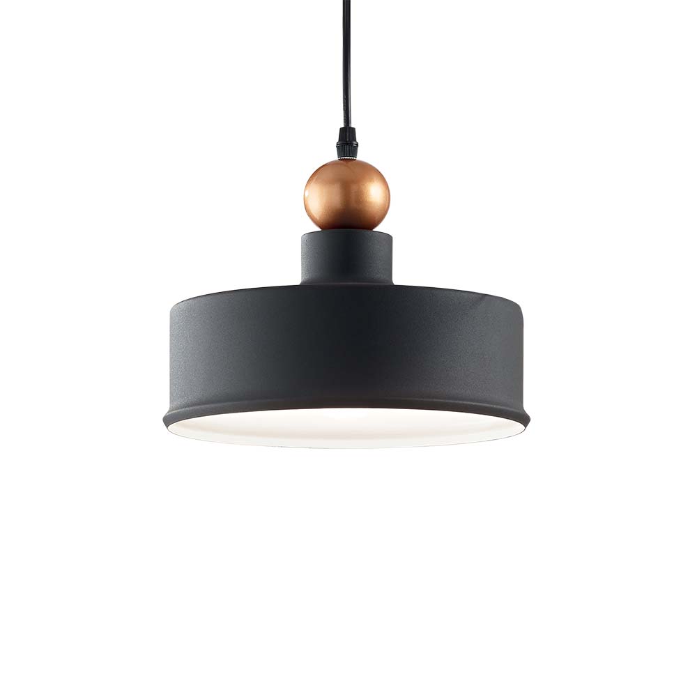 S.Luce Ideal Lux Pendelleuchte Triade-2 Grau, Schwarz