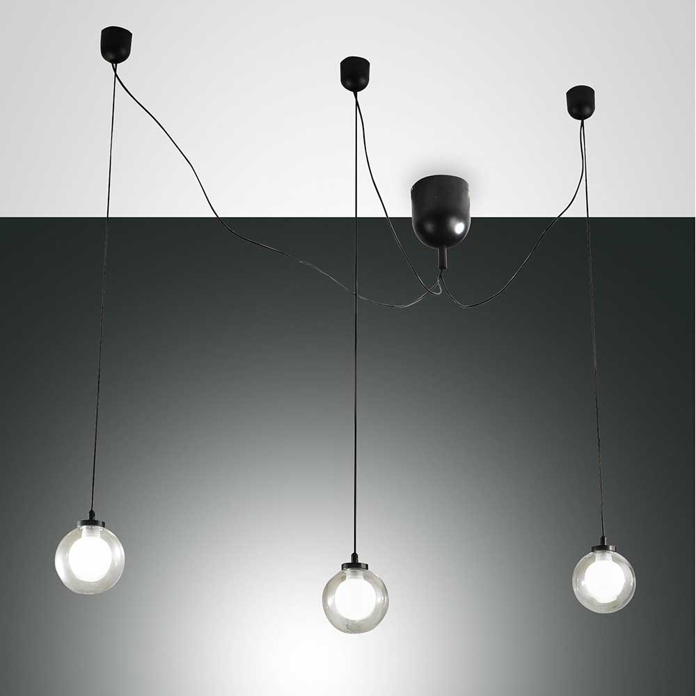 S.Luce Fabas Luce LED Pendellampe Blog aus Metall