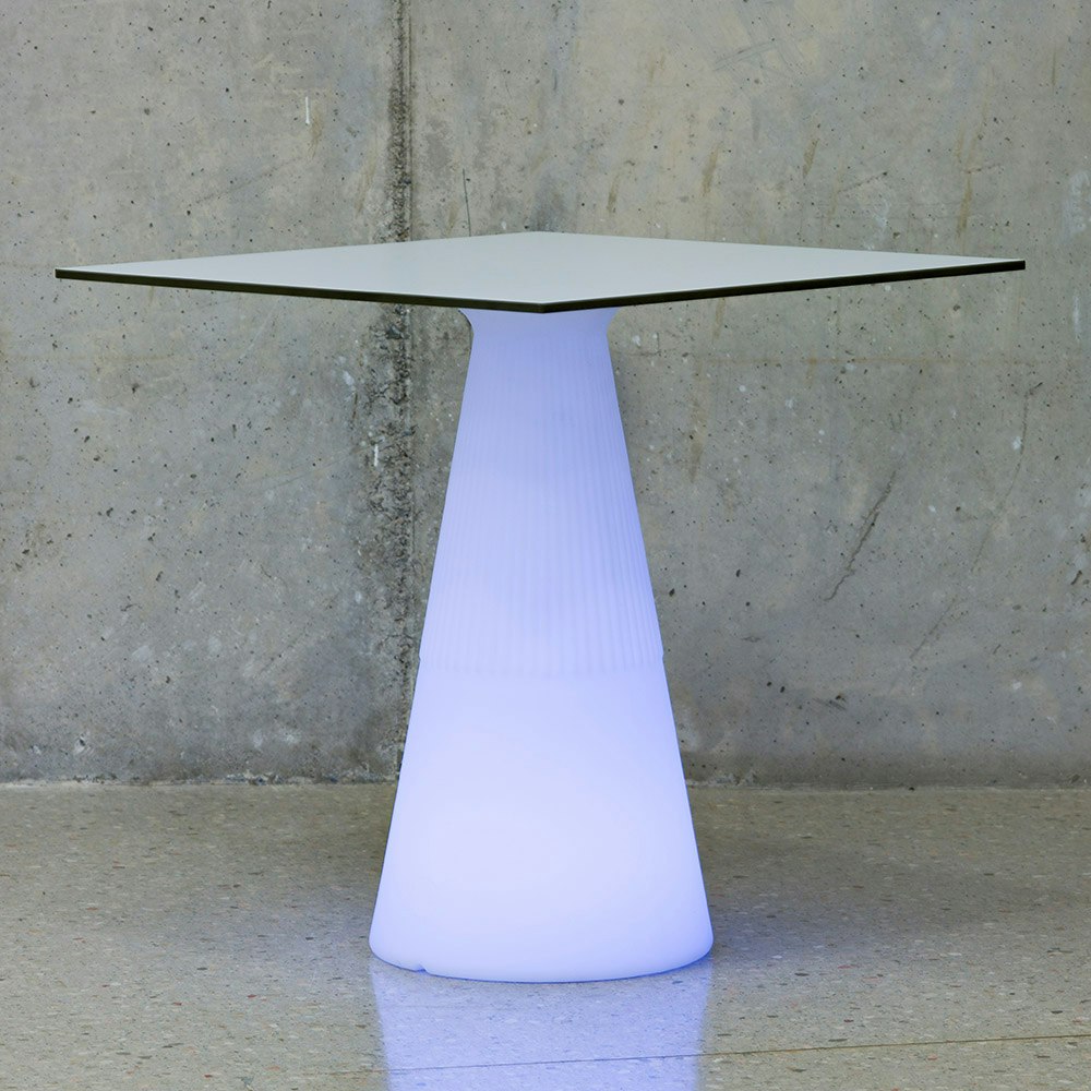 LED beleuchteter Solar-Tisch Itaca mit Akku und Fernbedienung 1