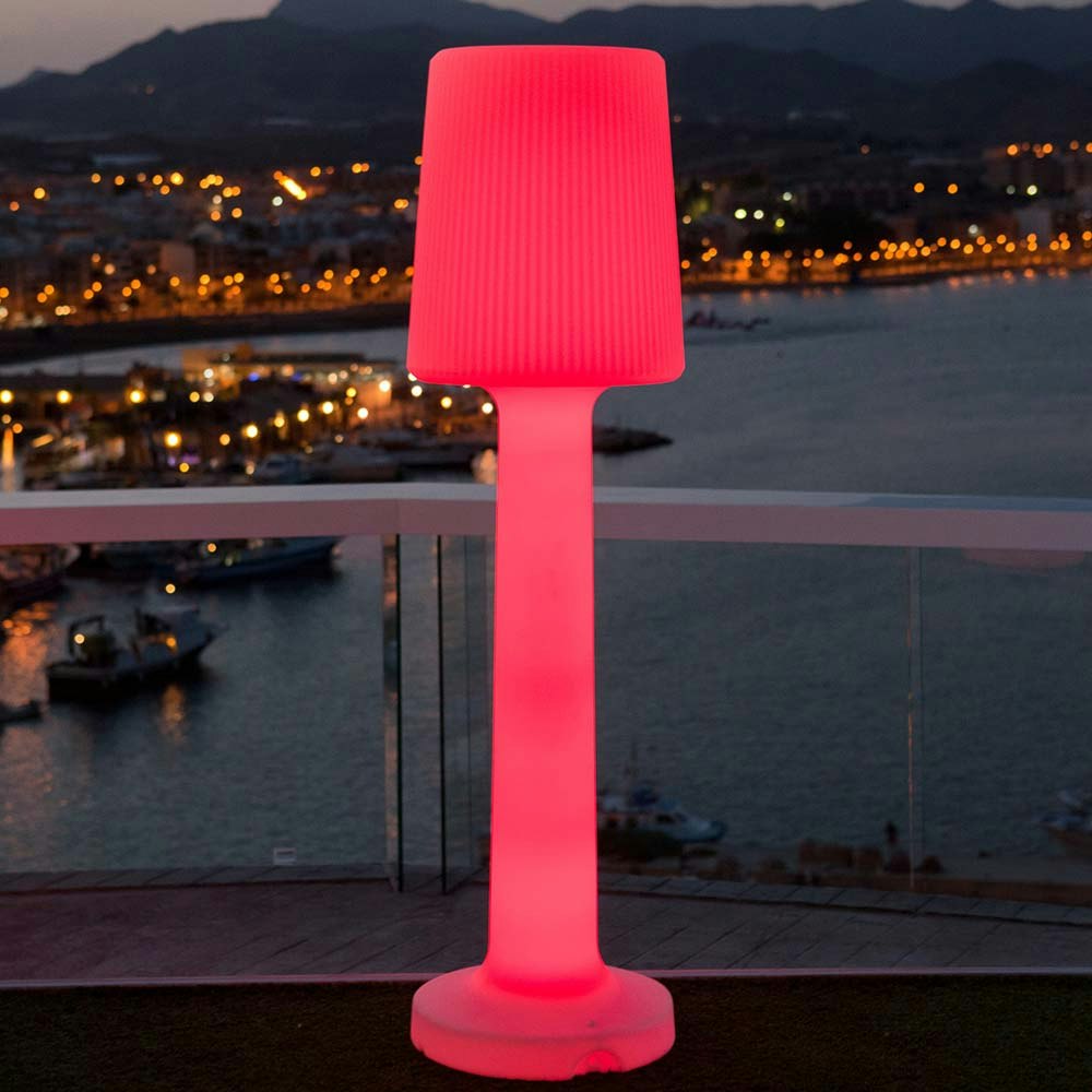 Licht-Trend Carmen Lampadaire d'extérieur à LED avec batterie et télécommande 1