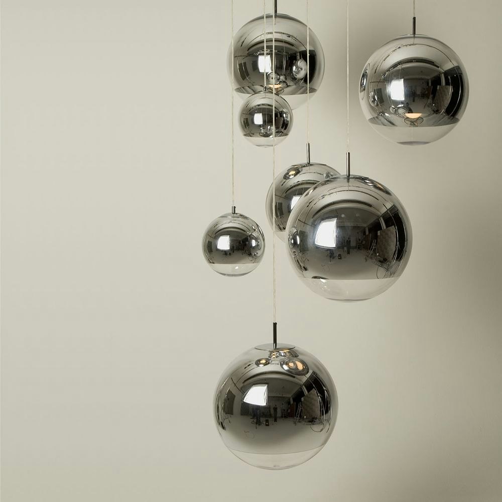 Tom Dixon Mirror Ball LED Spiegelkugel Hängeleuchte thumbnail 1