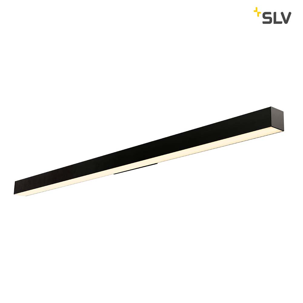 S.Luce SLV Q-Line LED Wandleuchte Black 3000K