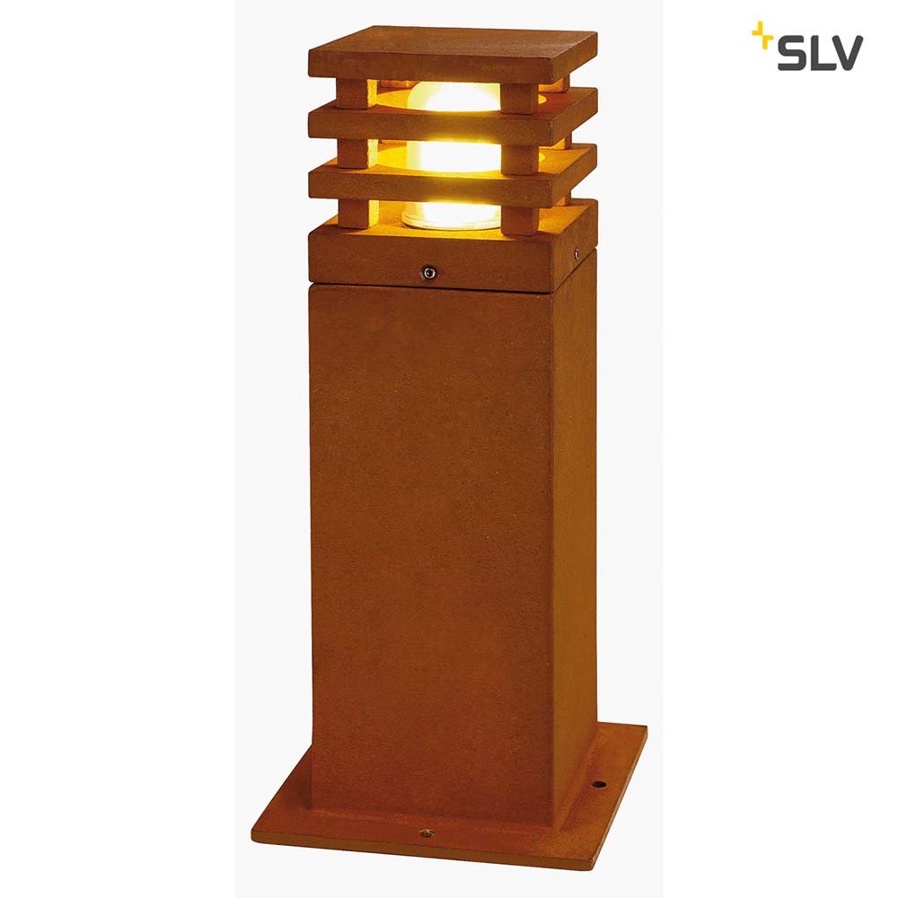 S.Luce SLV RUSTY 40 LED Wegelampe 3000K IP55 Eisen-Gerostet