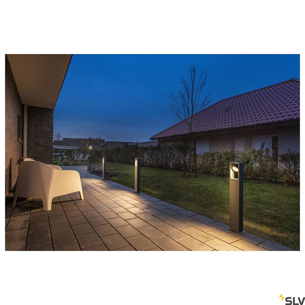 S.Luce SLV Eskina LED Pollerleuchte Single Frame IP65 CCT