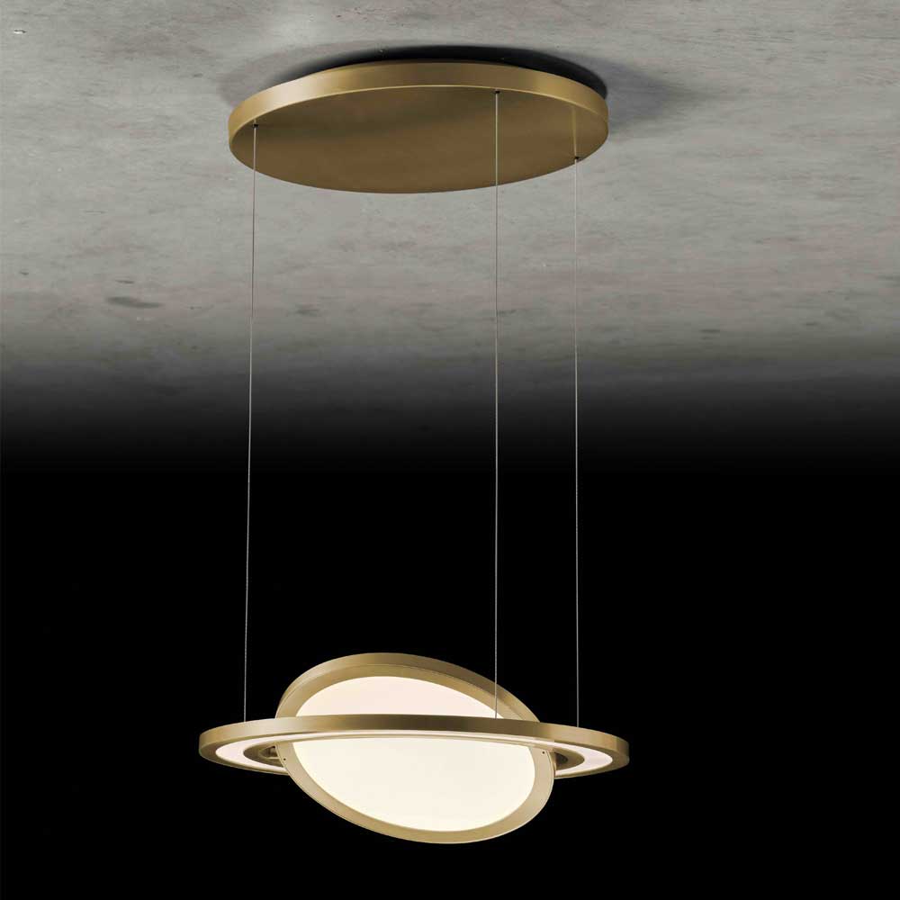 S.Luce LED-Pendelleuchte Supernova D mit zwei Tastdimmern