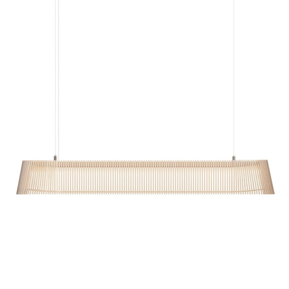 S.Luce LED Pendelleuchte Owalo 7000 aus Holz 100cm