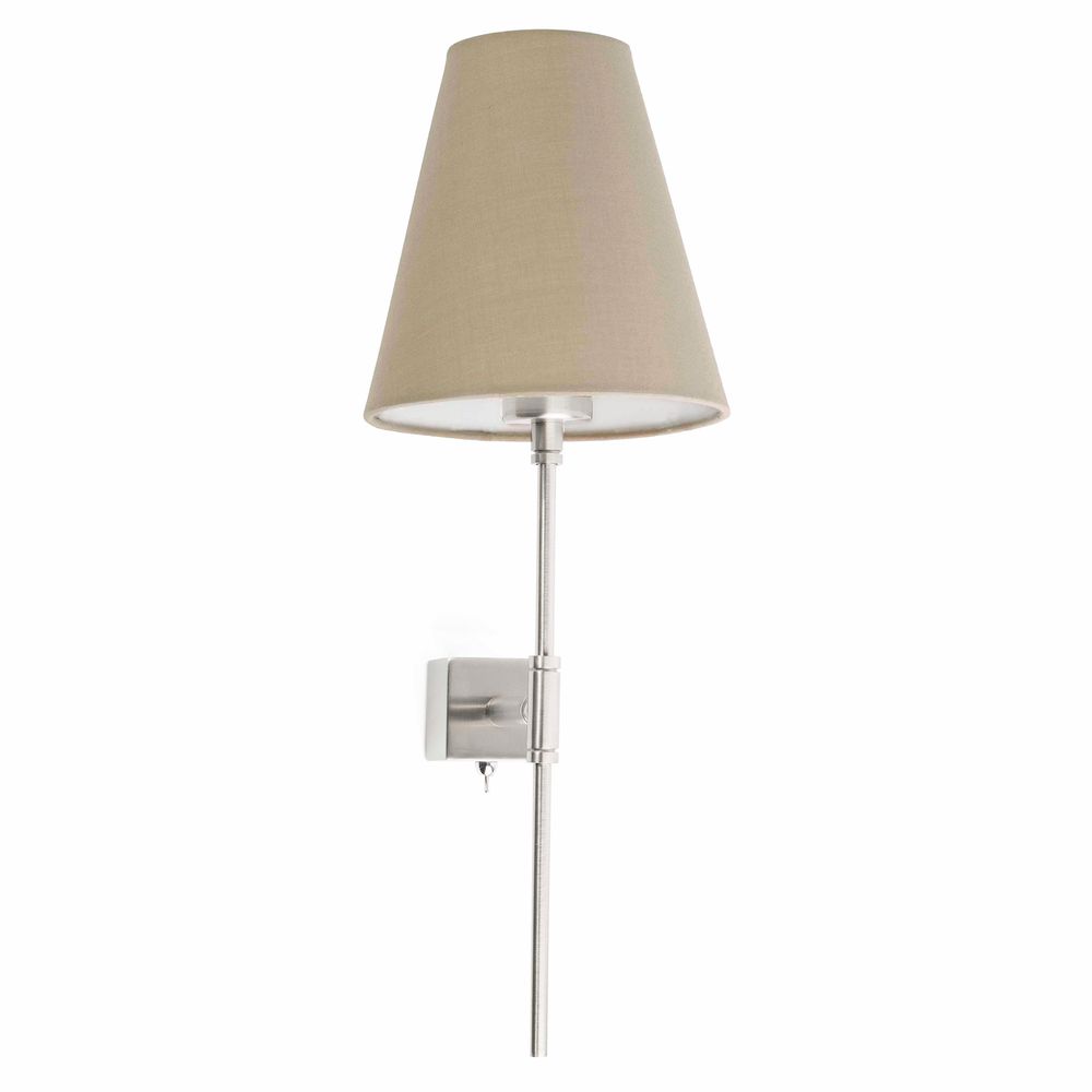 S.Luce Wandleuchte SABANA Nickel-Matt, Beige