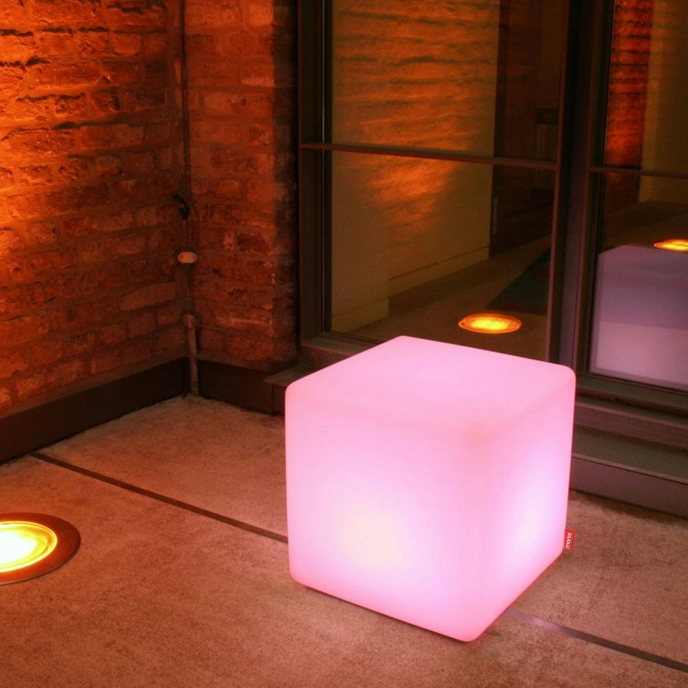Moree Cube Outdoor LED Sitzwürfel zoom thumbnail 1