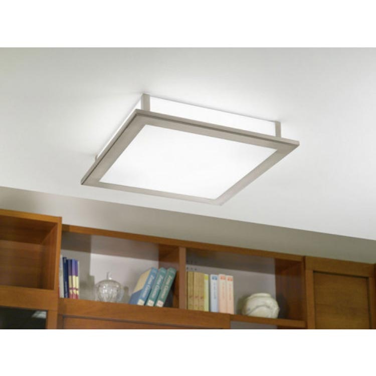 LED Auriga LED Deckenleuchte mit Bewegungsmelder Weiß, Nickel-Matt thumbnail 2