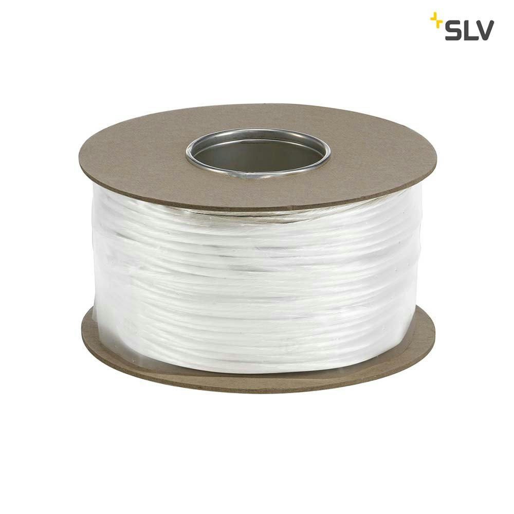 SLV 12V-Seil für Tenseo 12V-Seilsystem Weiß 6mm² 100m 