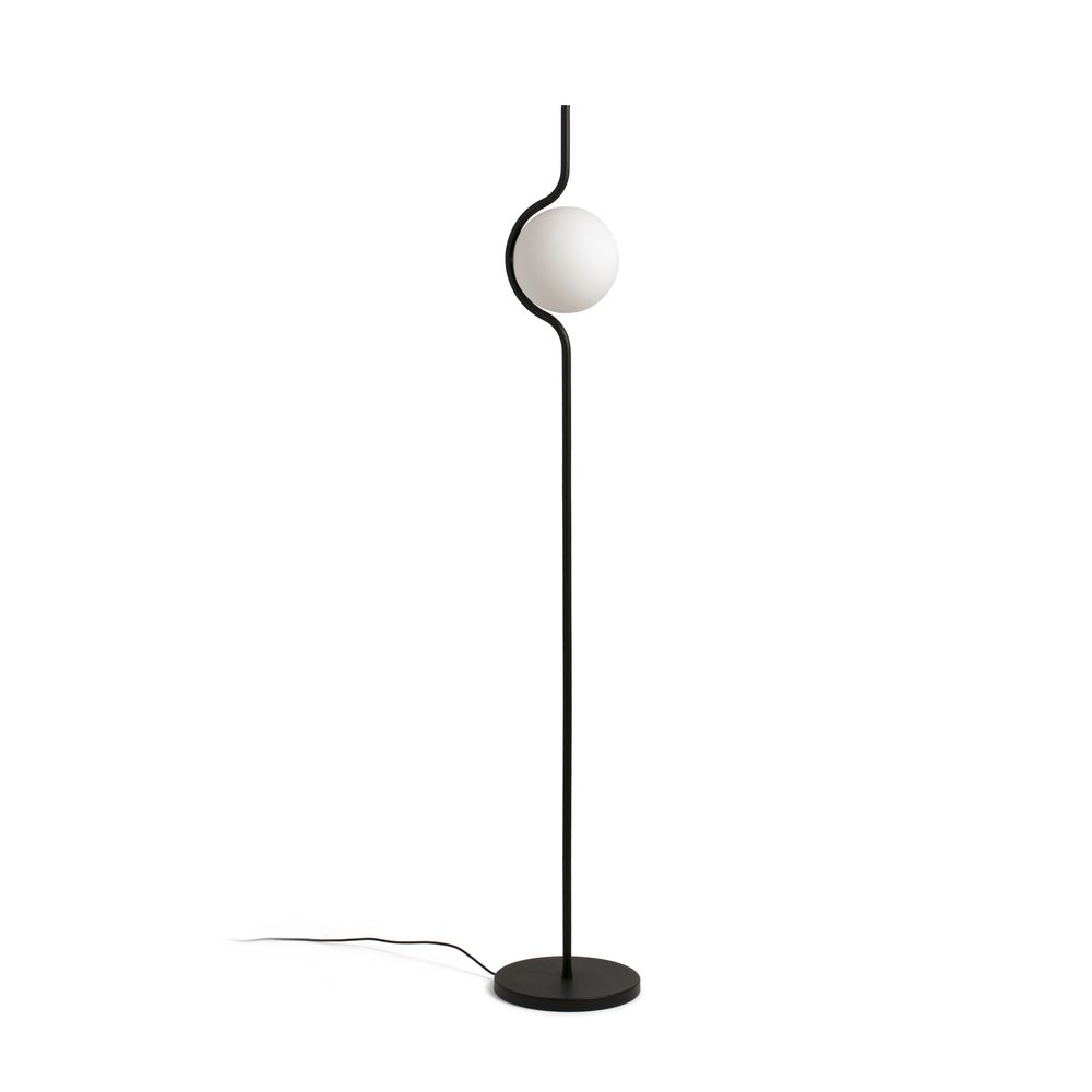 S.Luce Le Vita LED Stehlampe 118cm mit Touch-Dimmer Schwarz