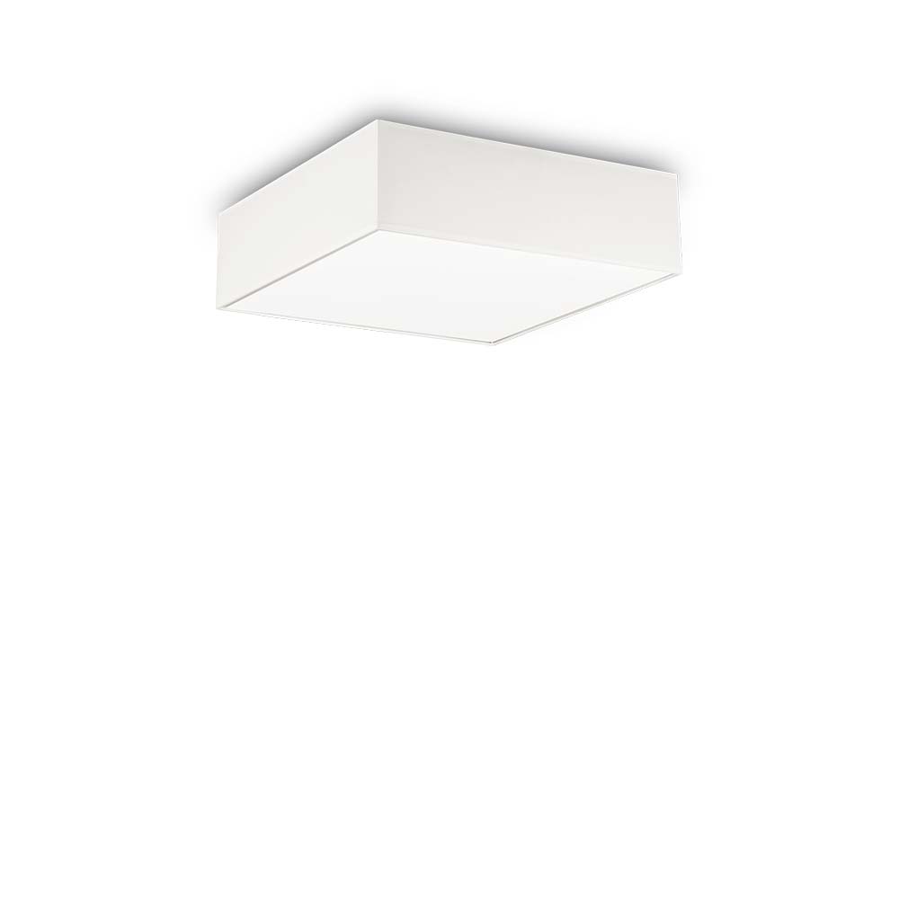 S.Luce Ideal Lux Deckenlampe Ritz 4-flammig 50 x 50cm Weiß, Chrom