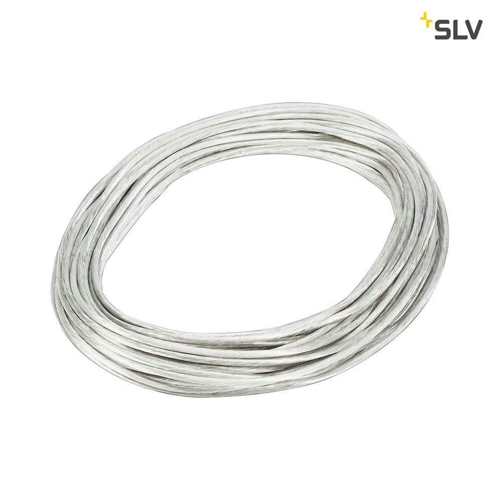 SLV 12V-Seil für Tenseo 12V-Seilsystem Weiß 6mm² 20m 
