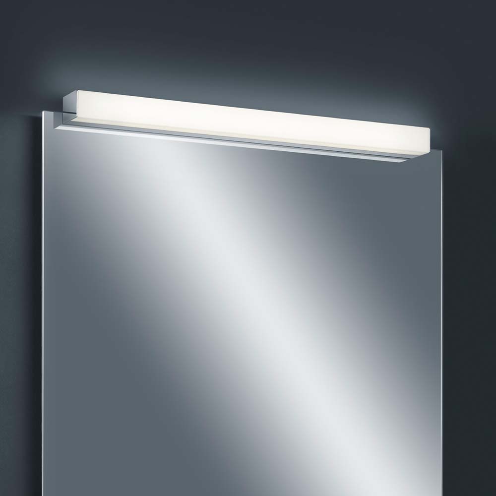 S.Luce Helestra LED Spiegellampe Lado 60cm 1040lm Chrom Warmweiß