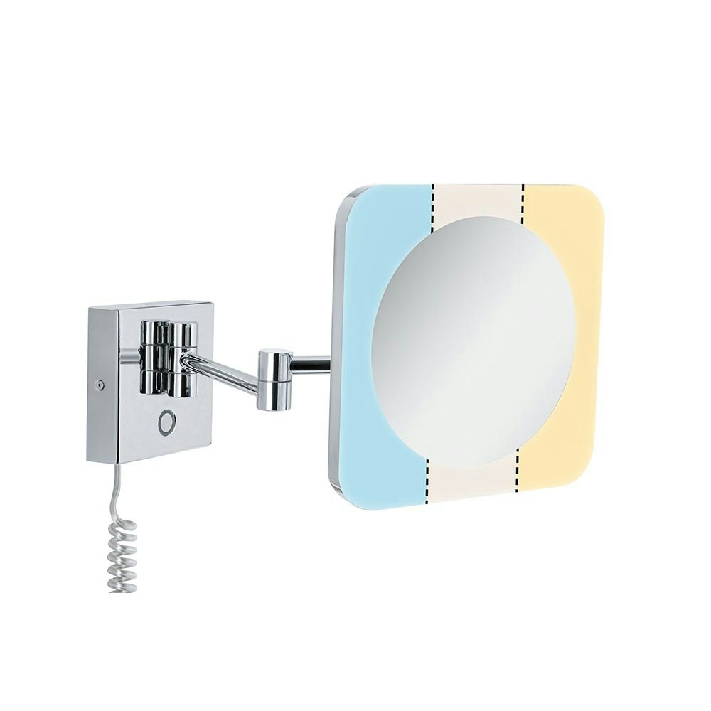 LED HomeSpa Kosmetikspiegel Jora Dim-to-Warm Chrom, Weiß thumbnail 4