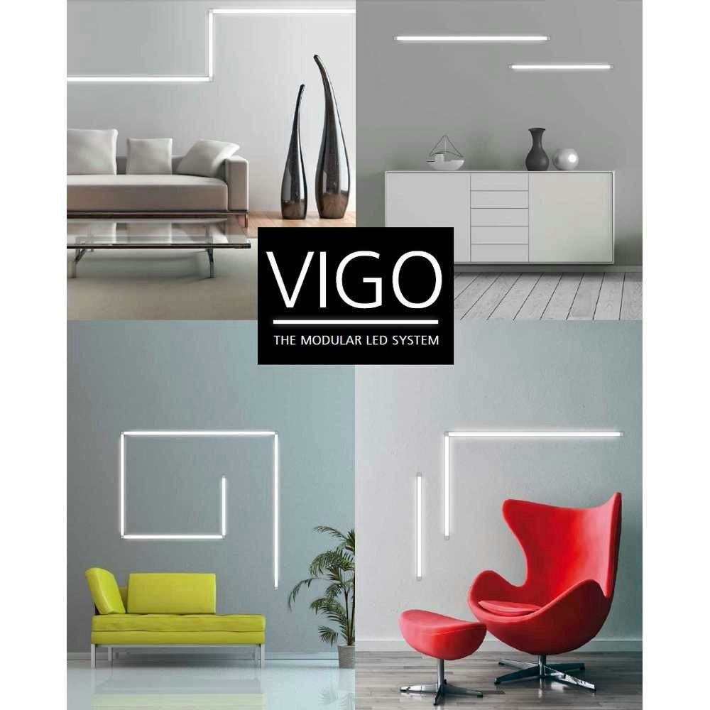 VIGO System 3er Strahlermodul und Endgehäuse Alu-matt thumbnail 4