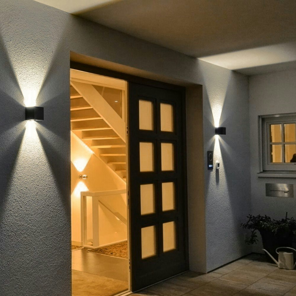 s.luce Ixa LED Lampada da parete ad angolo regolabile per interni ed esterni IP44 2
                                                                        