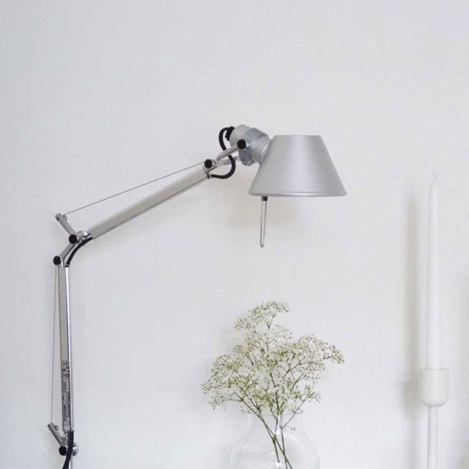 S.Luce Artemide Tolomeo Micro Tischlampe mit Klemme