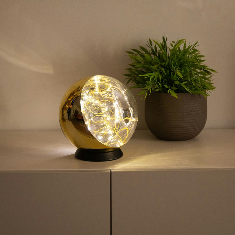 s.luce Orb LED-Dekolampe Glaskugel Ornament 1