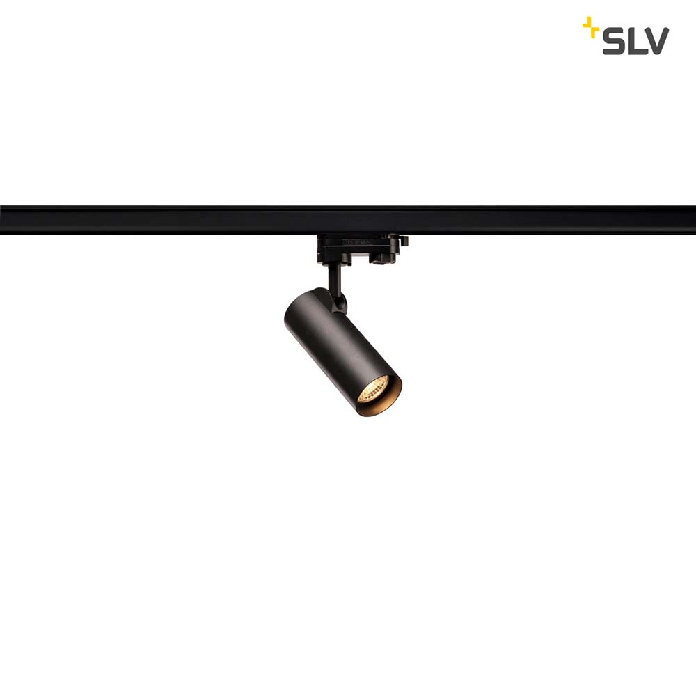 S.Luce SLV Helia 50 LED Strahler für 3Phasen-Stromschiene 3000K Schwarz 35°