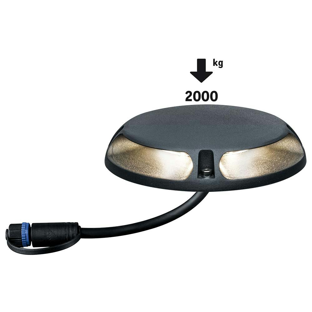 LED Plug & Shine Aufbauleuchte IP67 24V 2x350lm 3000K Anthrazit thumbnail 5