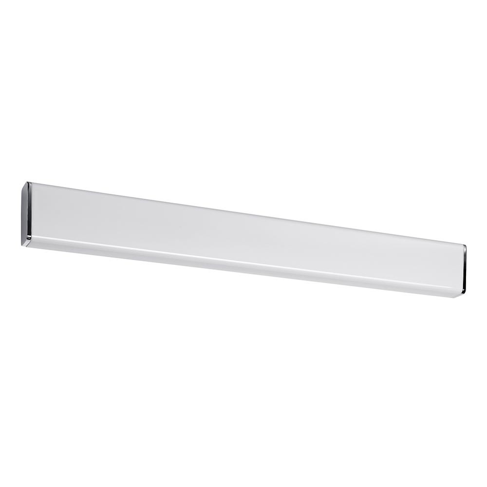 S.Luce Wandleuchte Nembus IP44 LED 9W 600mm Chrom Weiß Acryl