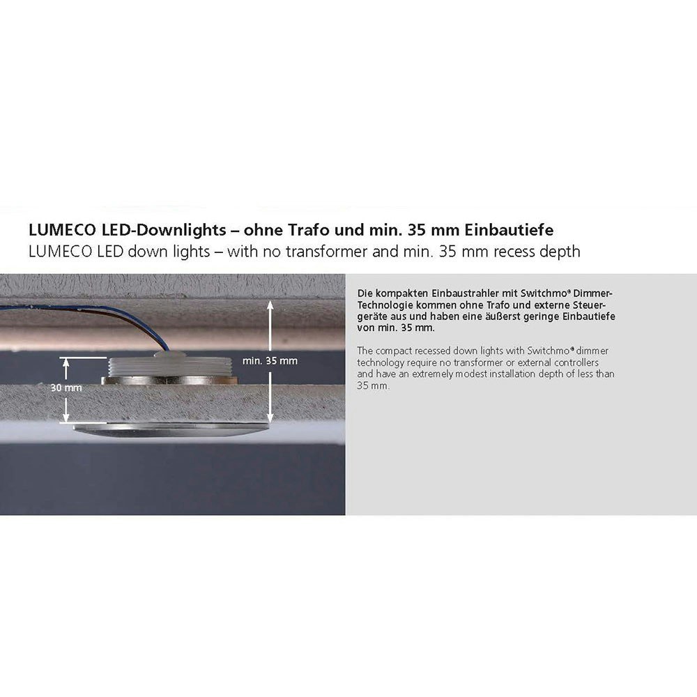 Lumeco LED Einbauleuchte 5,50W 3000K IP44 Aluminium thumbnail 3