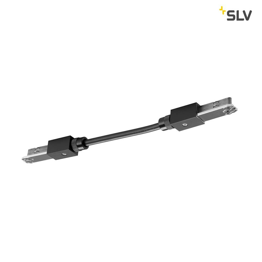 SLV Flex-Verbinder für D-Track-Stromschiene 2Phasen Schwarz 