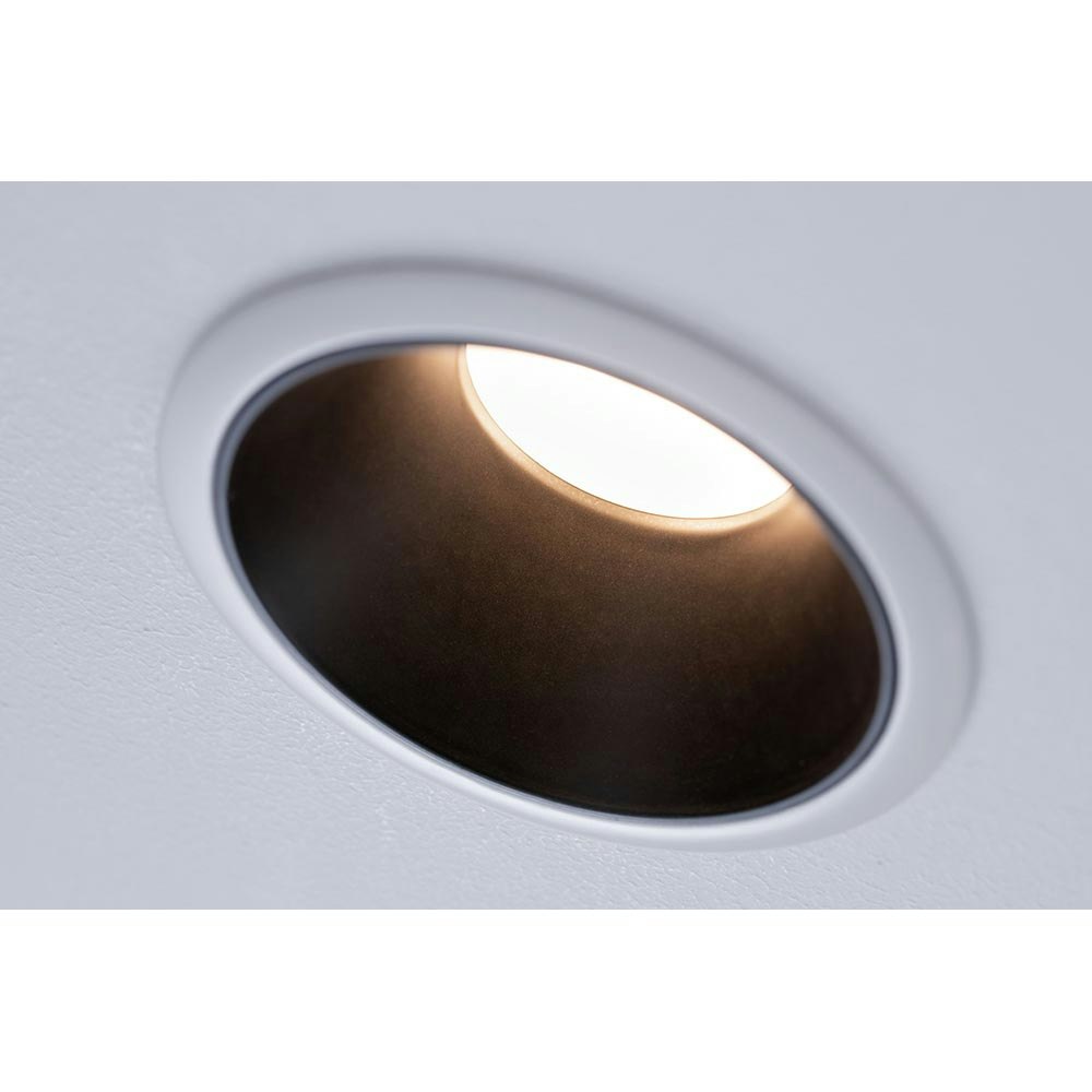 Lampe LED encastrable Cole LED ronde 8,8cm blanc, noir thumbnail 5
