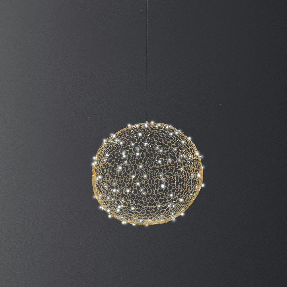 Fabas Luce Sumter LED Pendelleuchte Ø 50cm Ball 1
