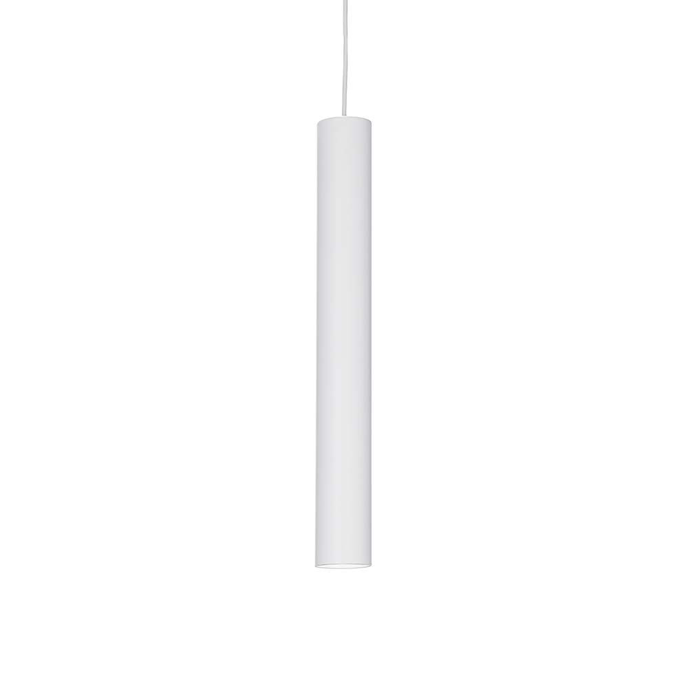 S.Luce Ideal Lux LED Hängeleuchte Tube Mittel Weiß