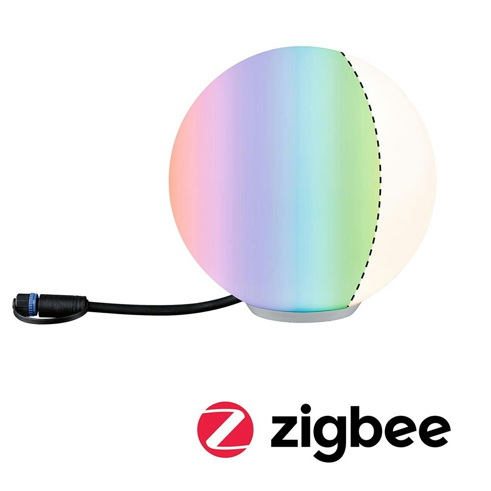 Plug & Shine LED Lichtobjekt Globe Smart Home Zigbee Weiß IP65 zoom thumbnail 1