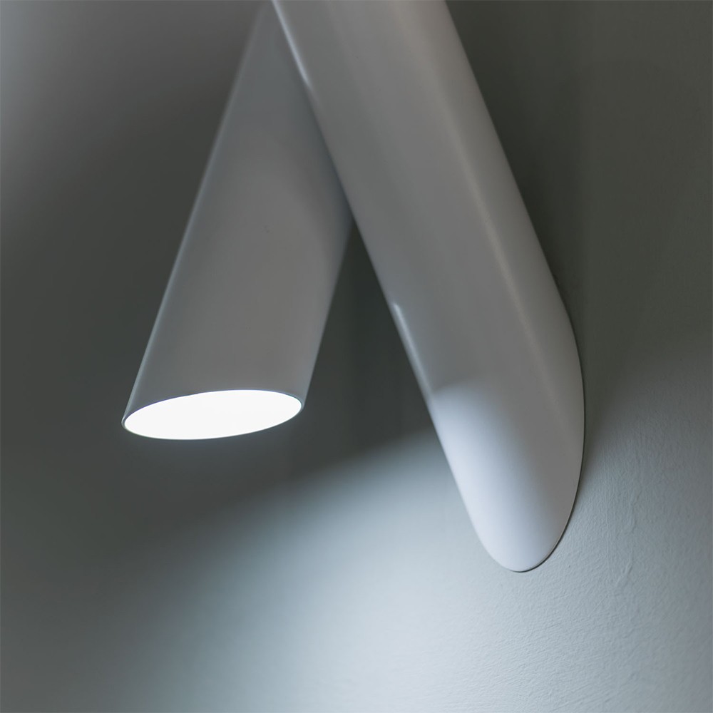 S.Luce Tubes Large LED Wandlampe einstellbar