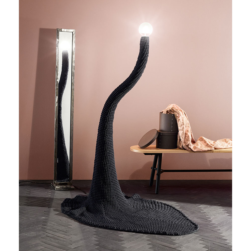 S.Luce Fisionarte Penelope Stehlampe Stoffmantel 130x80cm